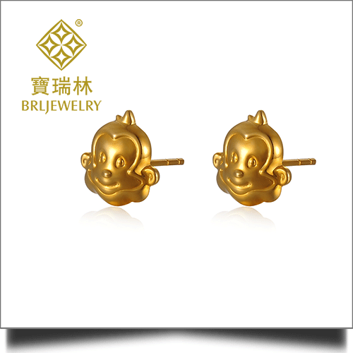 18K金耳饰