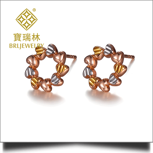 18K金耳饰
